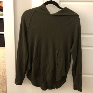 Dark Green TNA Thermal Sweater